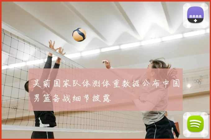 吴前国家队体测体重数据公布中国男篮备战细节披露