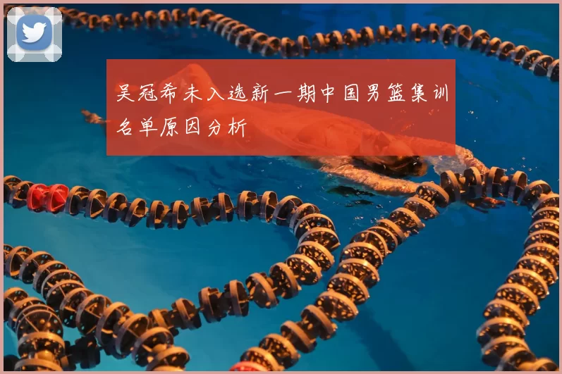 吴冠希未入选新一期中国男篮集训名单原因分析